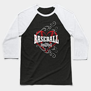 Baseball For Moms With Baseball Heart Baseball T-Shirt